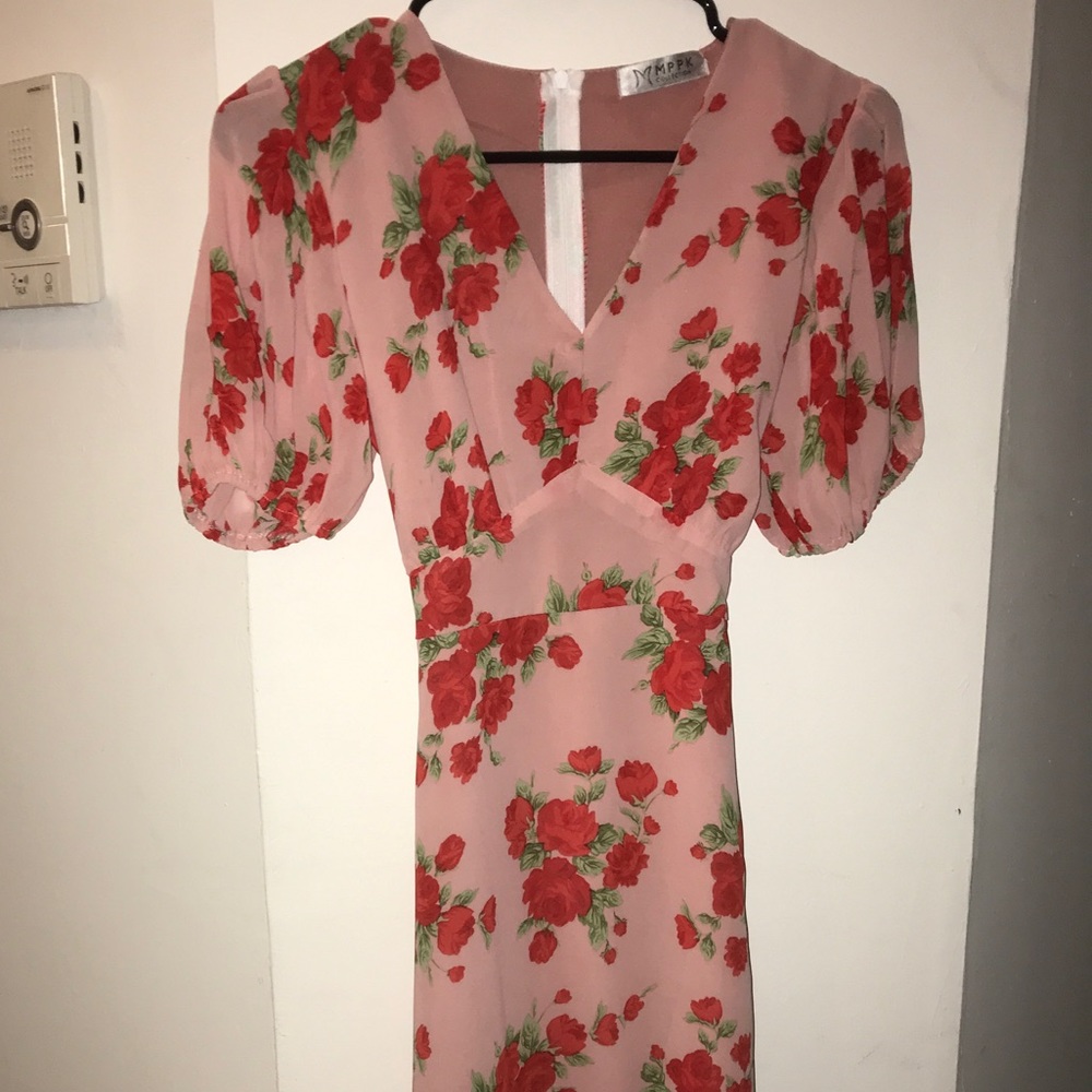 Floral midi dress